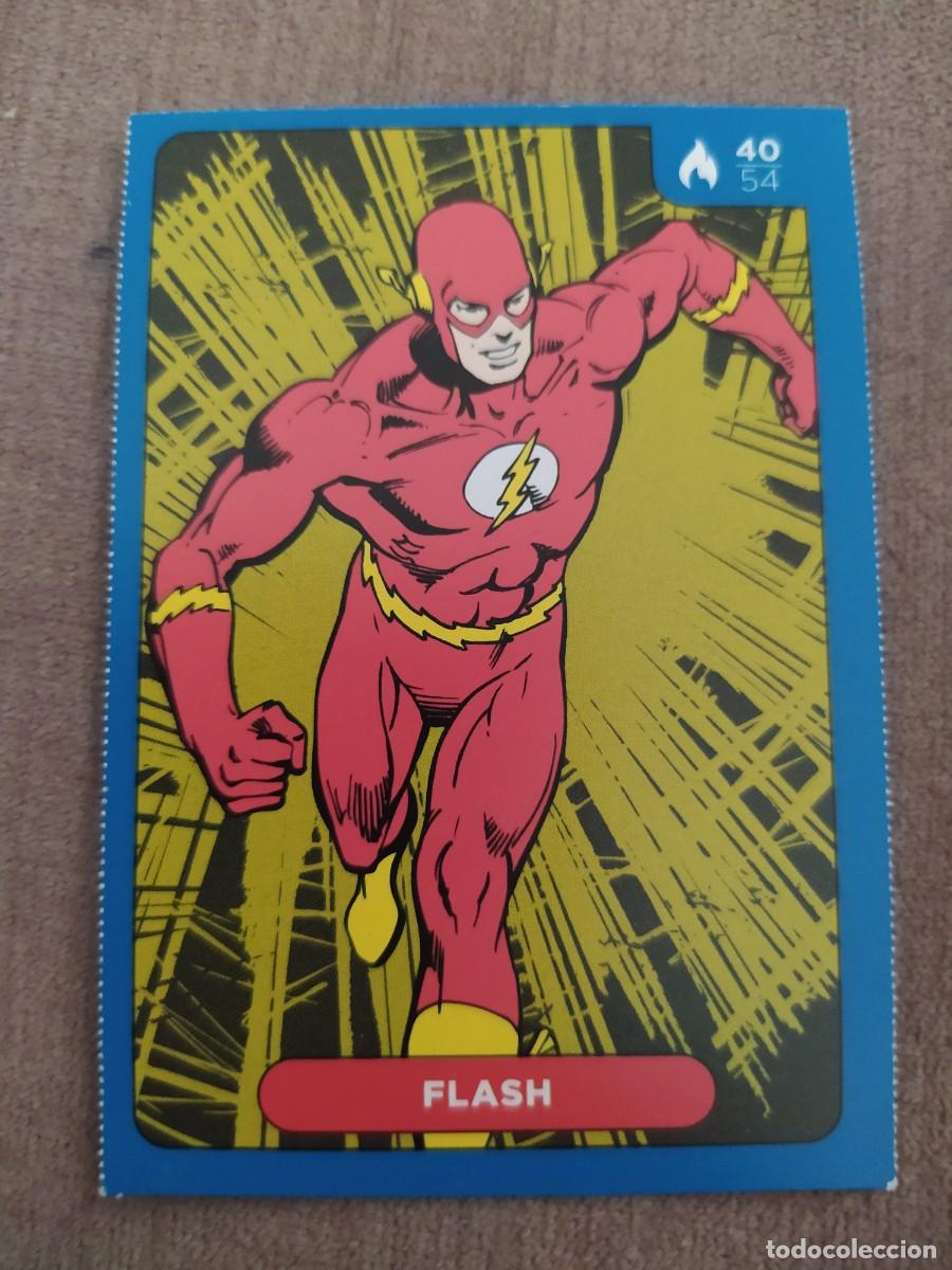 Cromo Carta 40 Flash DC Comics Carrefour