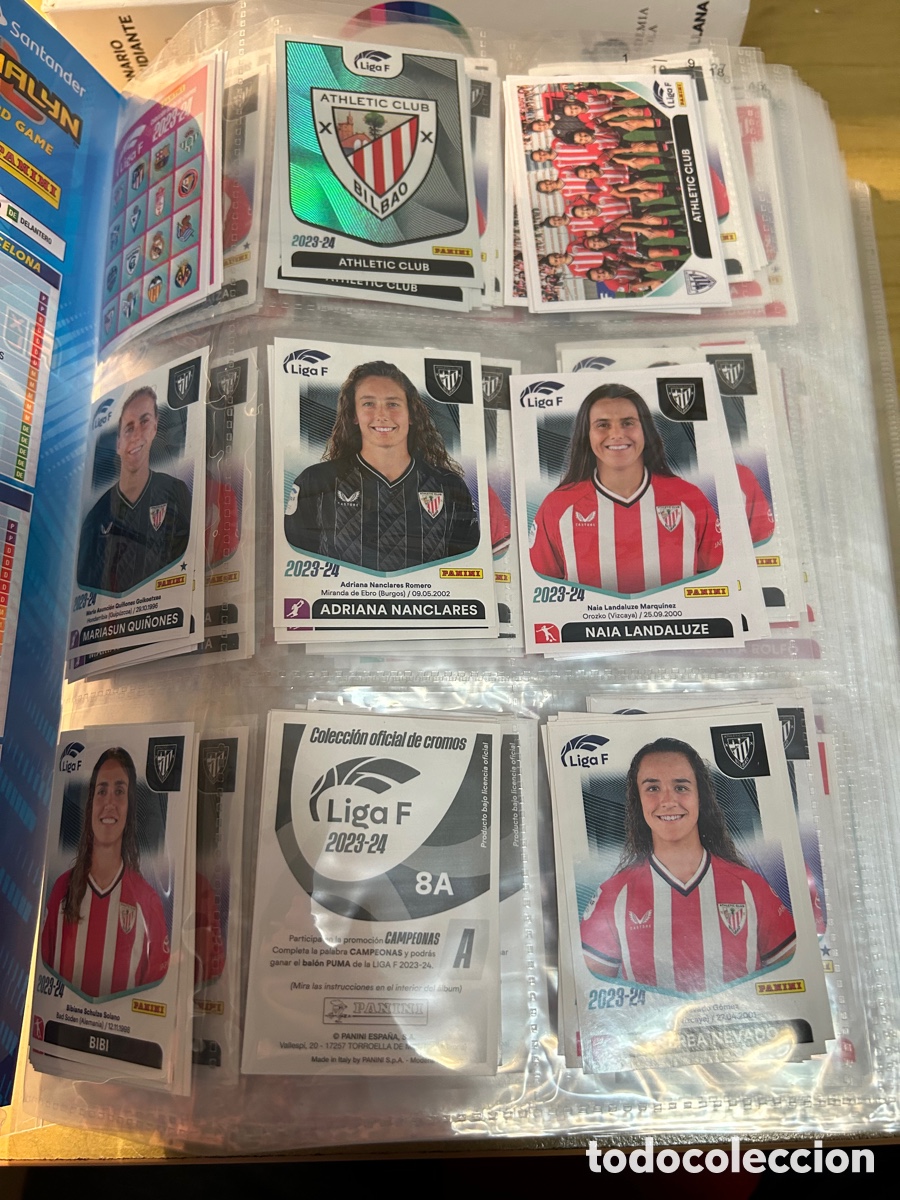 colección completa (397) liga femenina 2023-24 - Compra venta en  todocoleccion