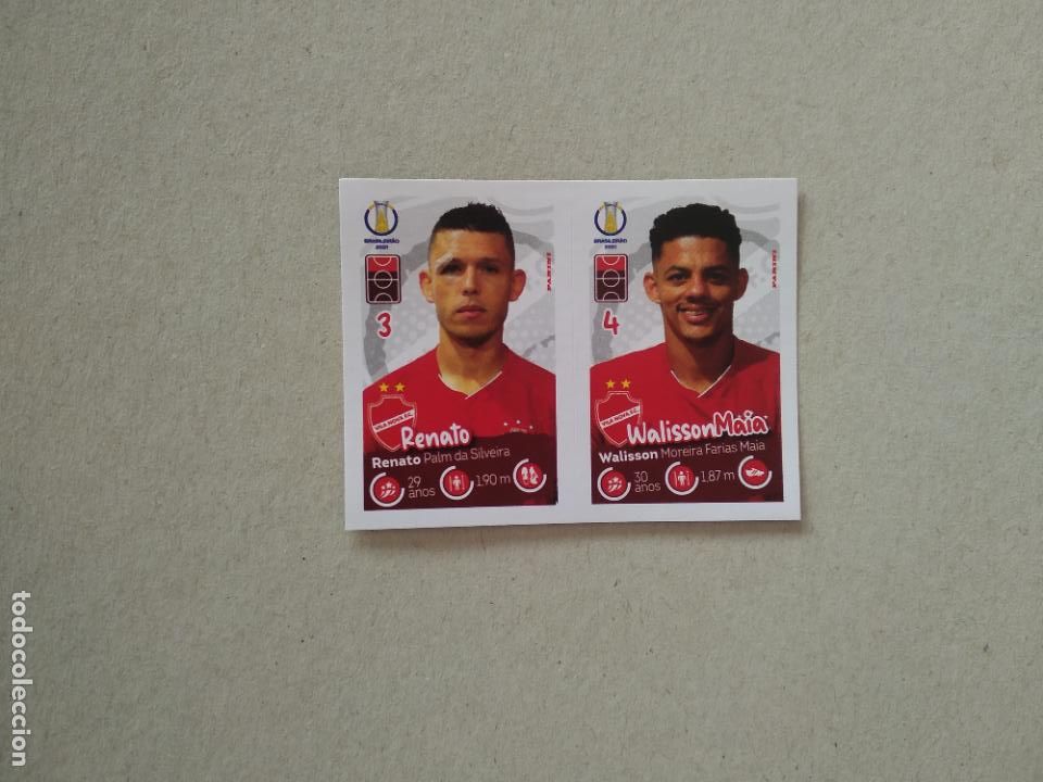Fu&szlig;ball-Sticker: 512 RENATO WALISSON MAIA VILA NOVA CROMO FUTBOL PANINI LIGA BRASIL BRASILEIRO 2021 BRASILEIRAO