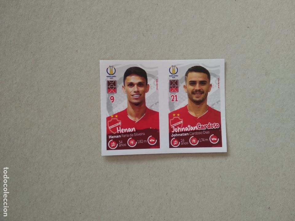 Figurine di Calcio: 515 HENAN JOHNATAN CARDOSO VILA NOVA CROMO FUTBOL PANINI LIGA BRASIL BRASILEIRO 2021 BRASILEIRAO