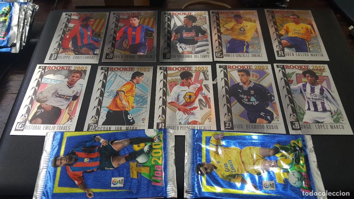 Cromos de F&uacute;tbol: LOTE MUNDICROMO TOP LIGA 2002 CROMOS ROOKIE 2002 DFERENTES