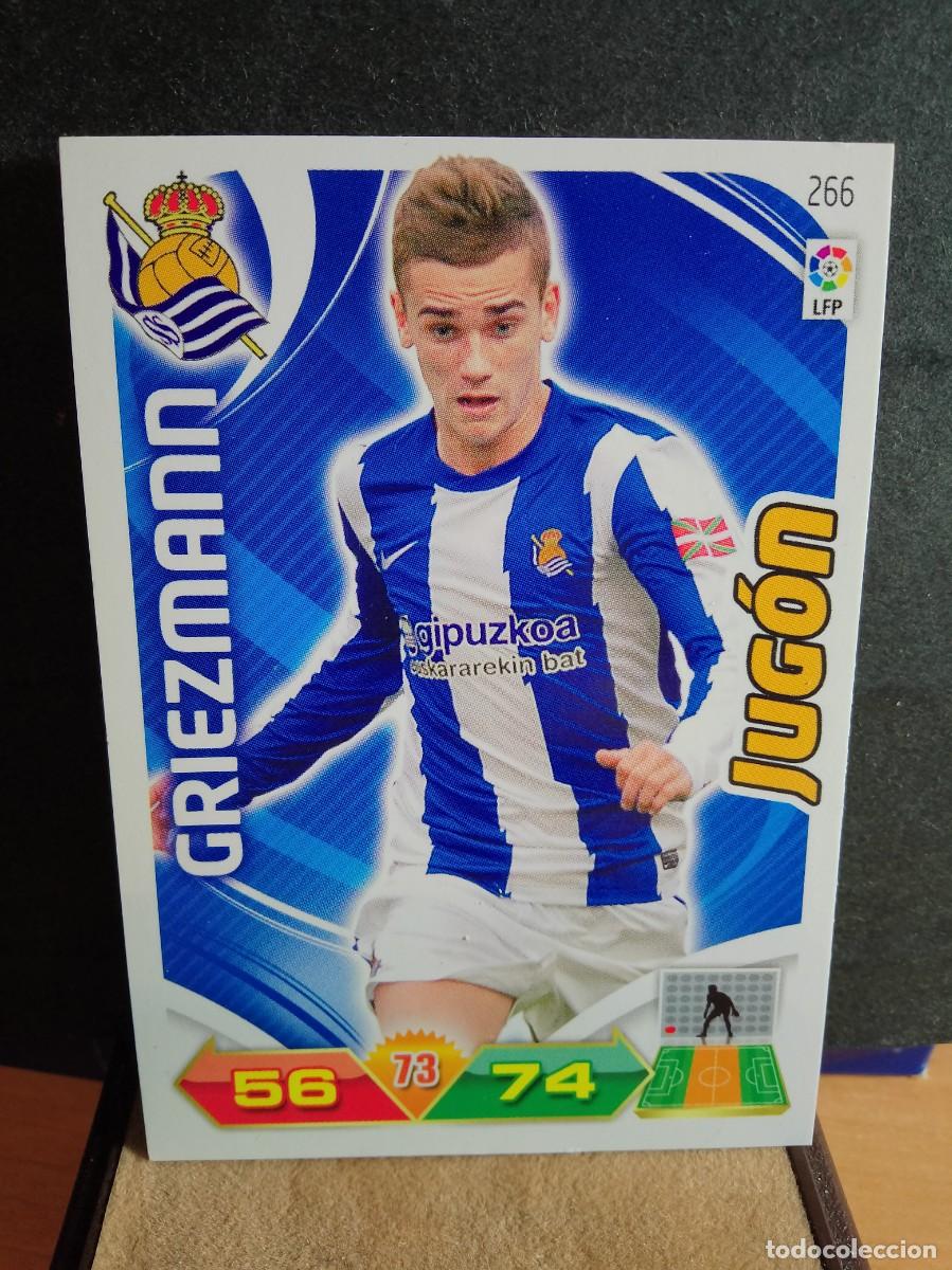 Cromos de f&uacute;tbol: 11 12 ADRENALYN XL 266 GRIEZMANN JUG&Oacute;N DE LA REAL SOCIEDAD 2011 2012 PANINI NUEVO