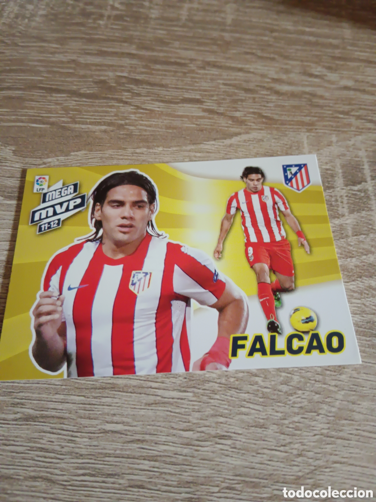 Figurine di Calcio: Panini Megacracks 2012 2013 12 13 422 Falcao Atl&eacute;tico de Madrid mvp