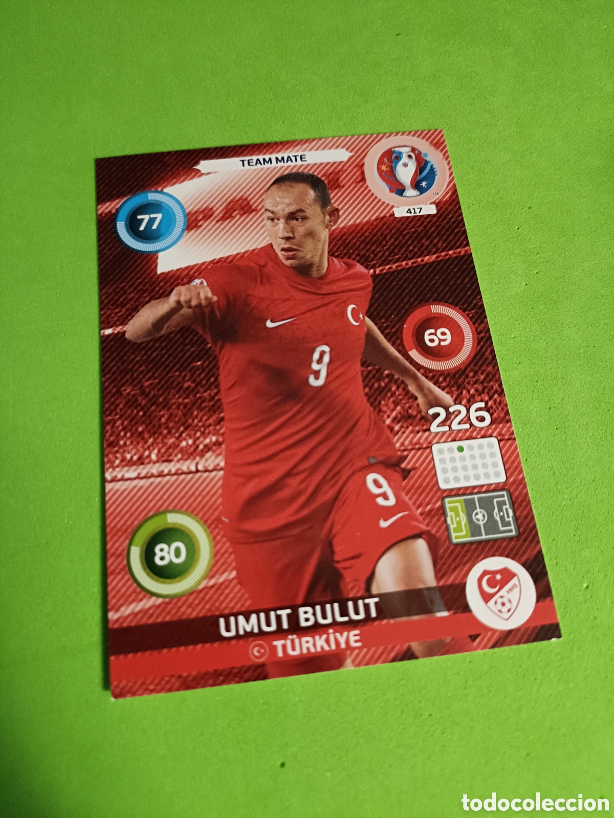 Cromos de f&uacute;tbol: Panini Adrenalyn XL UEFA Euro 2016 Francia - 417 Bulut