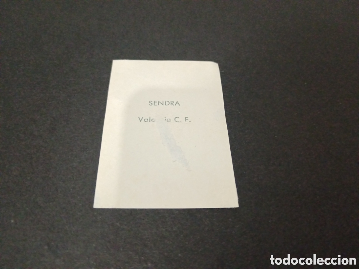 Cromos de f&uacute;tbol: 1961. SENDRA VALENCIA CF BARCICROM DESPEGADO - Foto 2