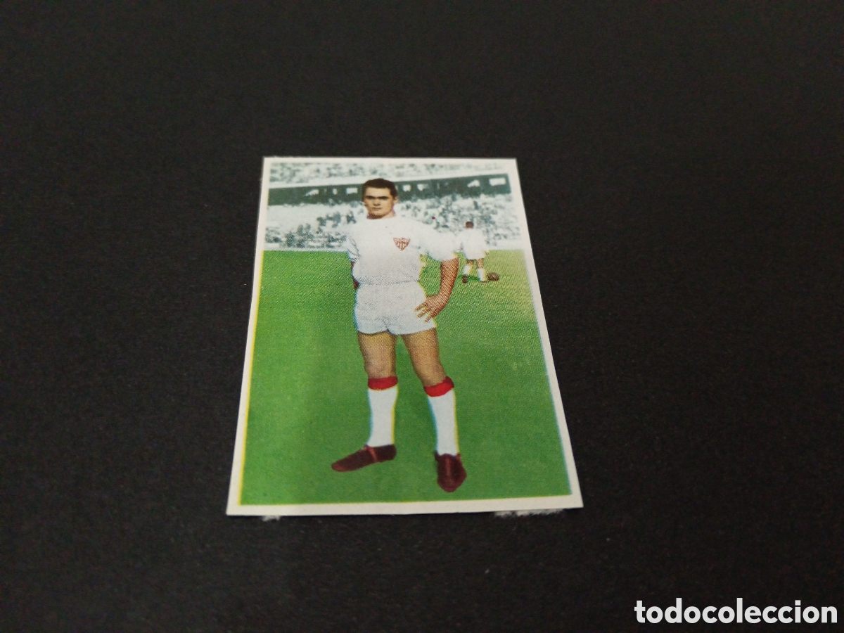 Cromos de f&uacute;tbol: 1961. RIVERA SEVILLA CF BARCICROM DESPEGADO - Foto 1