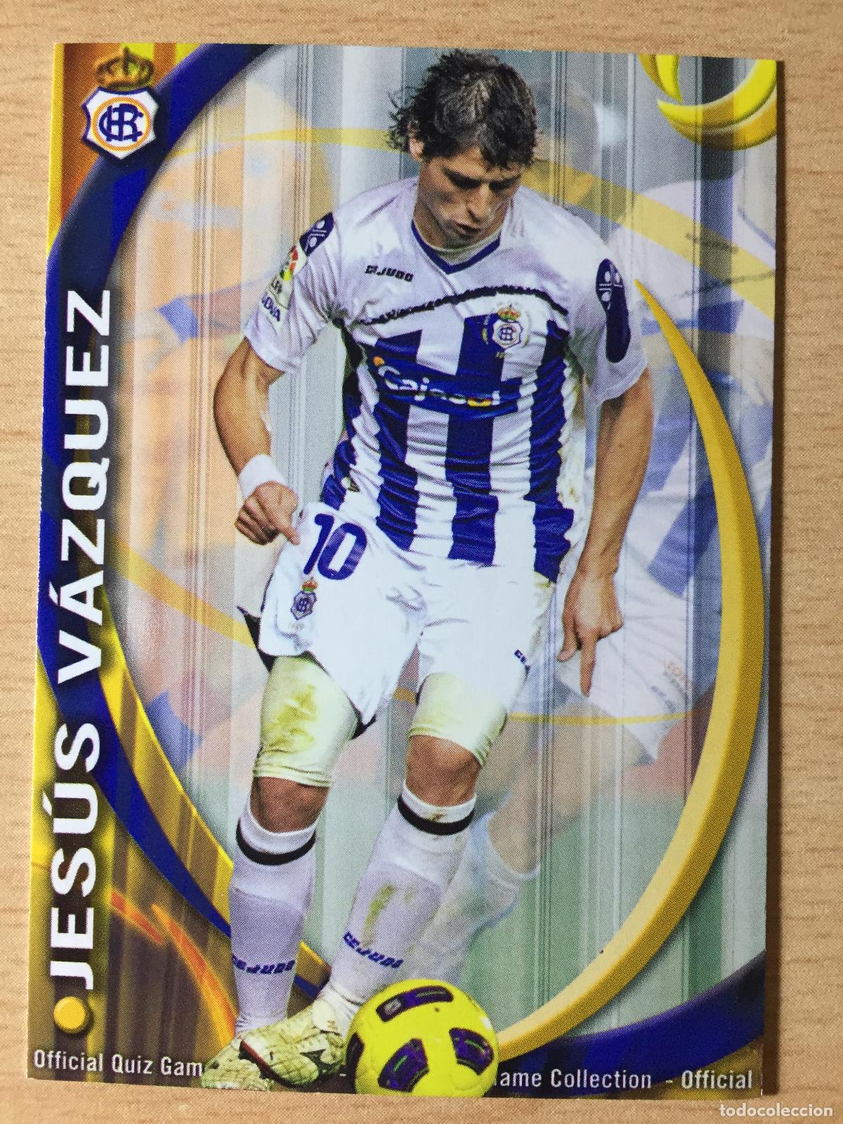 Cromos de F&uacute;tbol: 2010-2011 - 891 JESUS VAZQUEZ - RECREATIVO DE HUELVA - MUNDICROMO