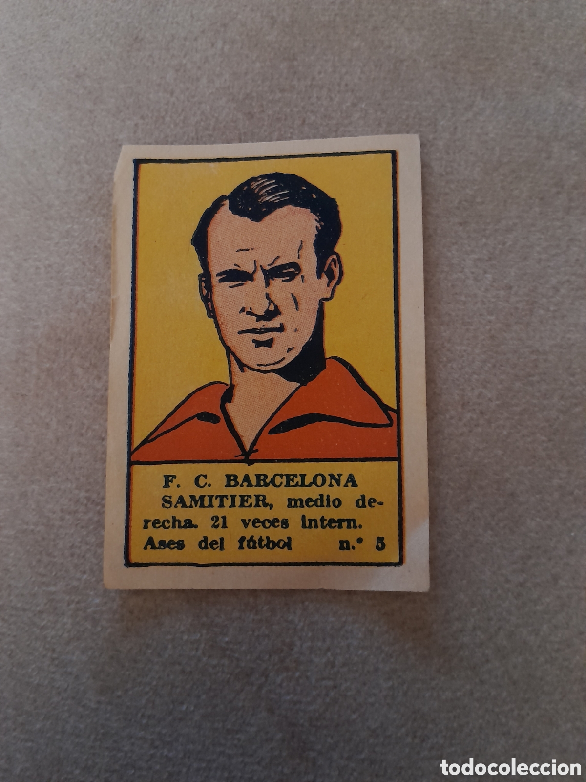 Cromos de f&uacute;tbol: F.Barcelona 1941 Sampier - Foto 1