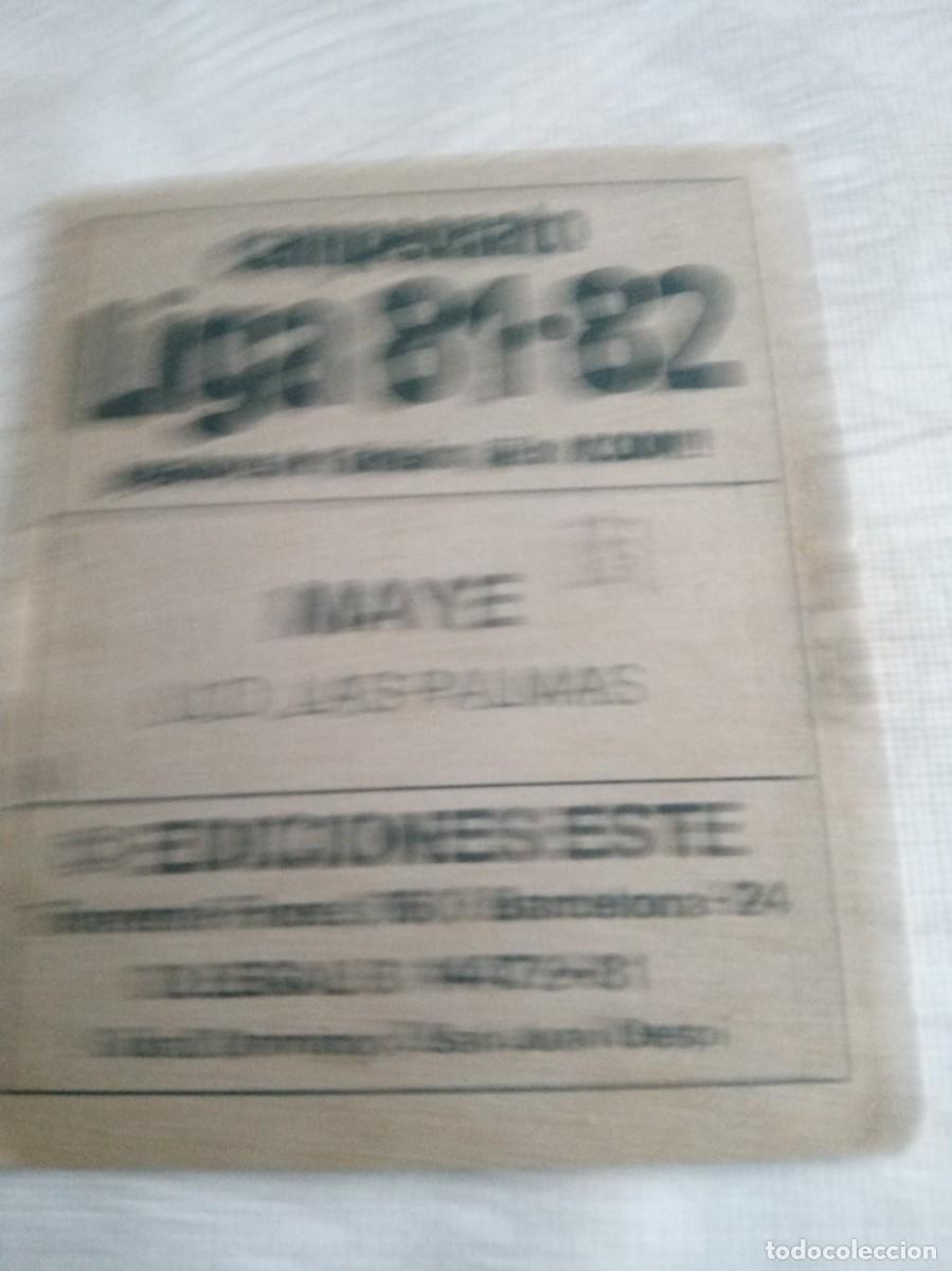 Cromos de f&uacute;tbol: Cromo Maye Las Palmas 81/82 Edciciones Este - Foto 2