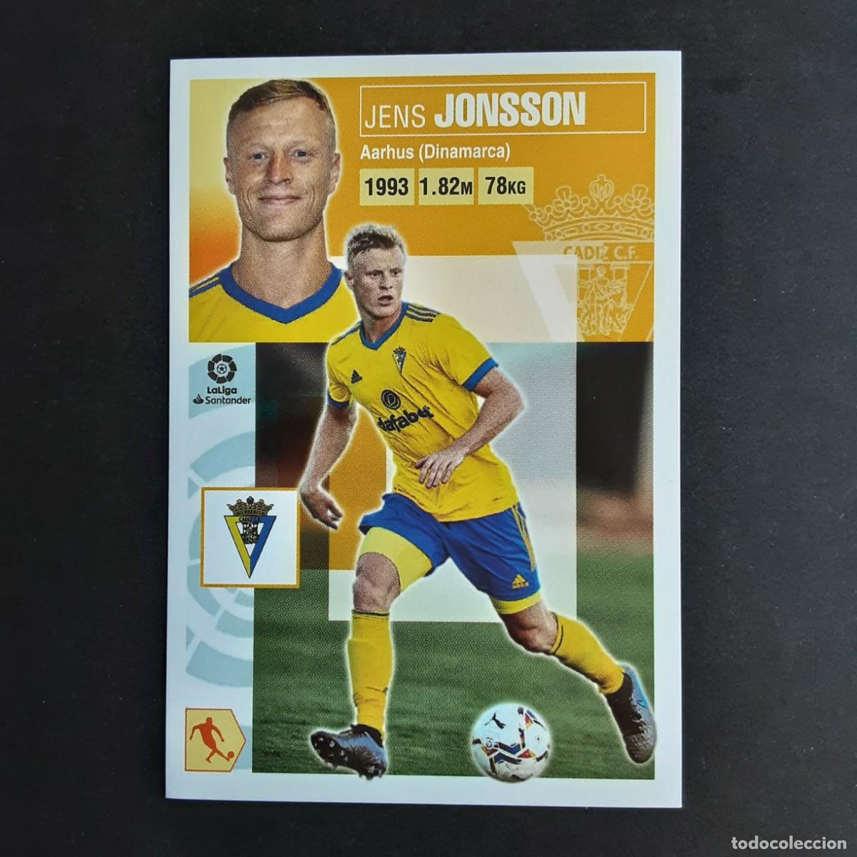 Football Stickers: CROMO LIGA 2020 2021 20 21 COLECCIONES ESTE PANINI FICHAJE N&ordm;16 JONSSON-CADIZ NUNCA PEGADO