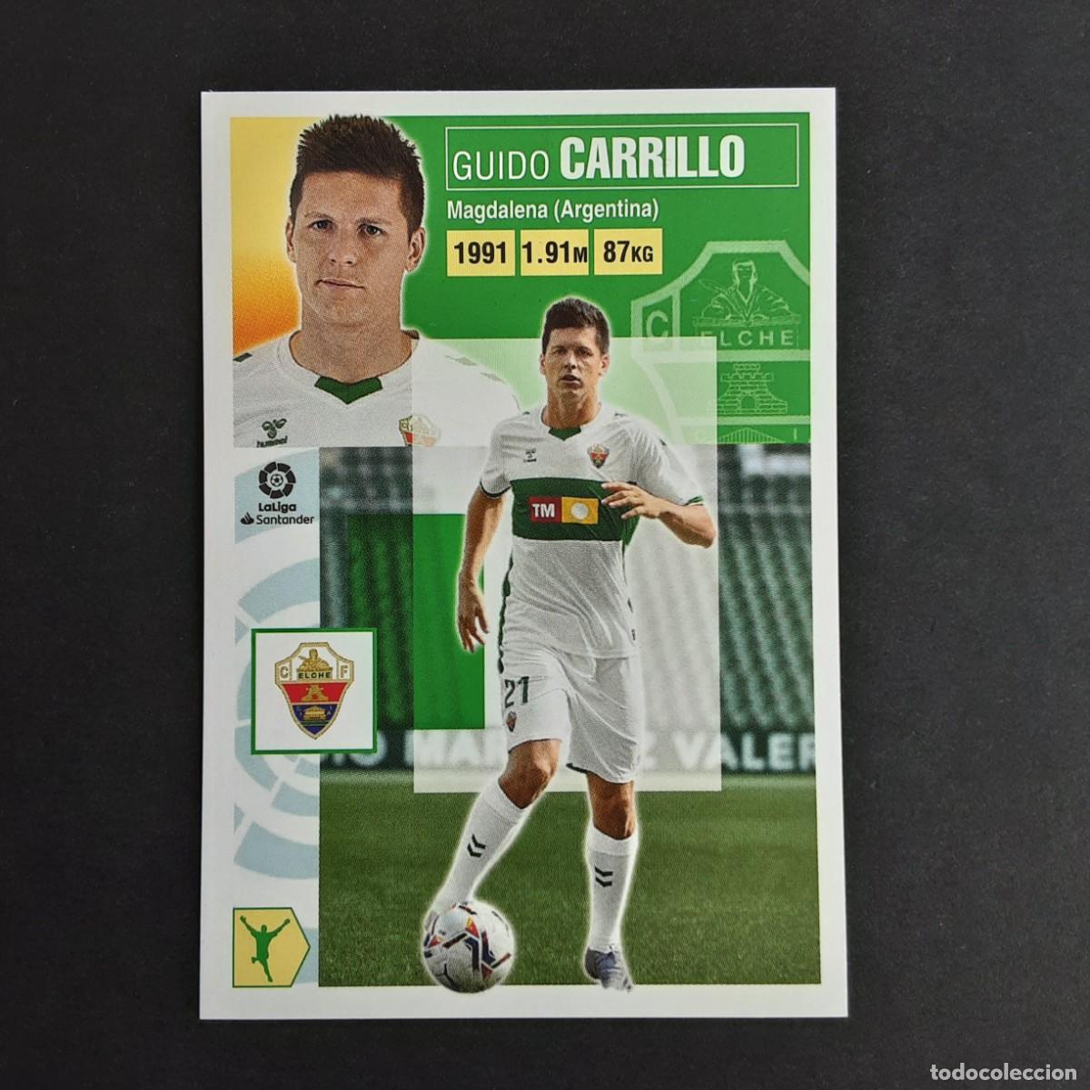 Cromos de f&uacute;tbol: CROMO LIGA 2020 2021 20 21 COLECCIONES ESTE PANINI FICHAJE N&ordm;65 CARRILLO-ELCHE NUNCA PEGADO