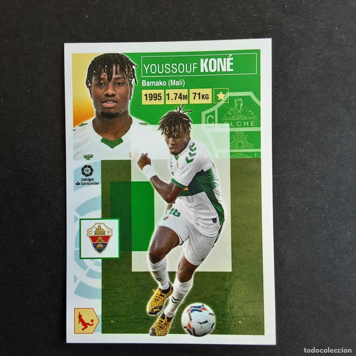 Cromos de f&uacute;tbol: CROMO LIGA 2020 2021 COLECCIONES ESTE PANINI COLOCA N&ordm;9 BIS KONE-ELCHE NUNCA PEGADO