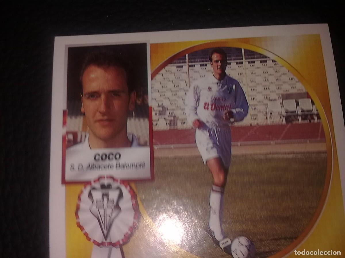 Cromos de f&uacute;tbol: ESTE 94 95 SIN PEGAR COCO ALBACETE - Foto 1