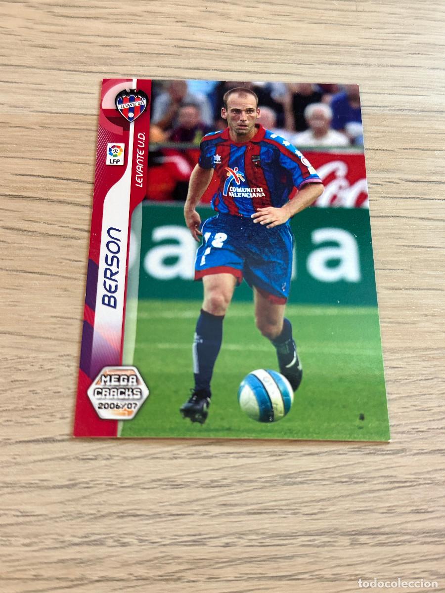 Figurine di Calcio: 171 BIS BERSON NUEVA FICHA - LEVANTE MEGACRACKS 2006 2007 LA LIGA PANINI MGK 06 07