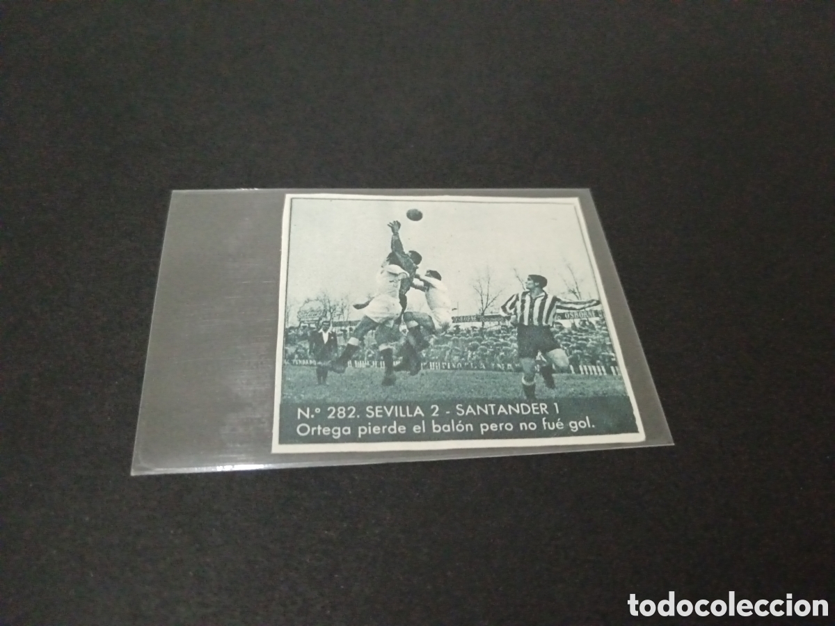 Cartes &agrave; collectionner de Football: 1953 N&deg; 282 SEVILLA SANTANDER BRUGUERA SIN PEGAR