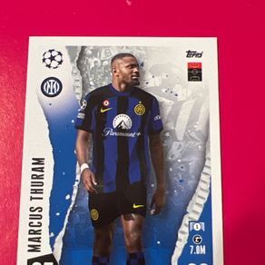 Topps Match Attax CL 24/25 Nr. Le 20 Marcus Thuram Edizione Limitata Topps Match Attax CL 24/25 Nr. Le 20 Marcus Thuram Edizione Limitata
