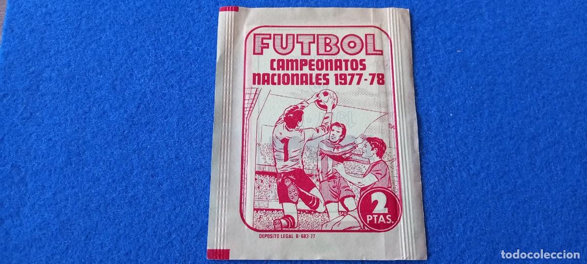 Cromos de f&uacute;tbol: SOBRE DE CROMOS DE FUTBOL SIN ABRIR, EDITORIAL RUIZ ROMERO 1977 1978, 1977 78, 77 78 NUEVO SIN ABRR