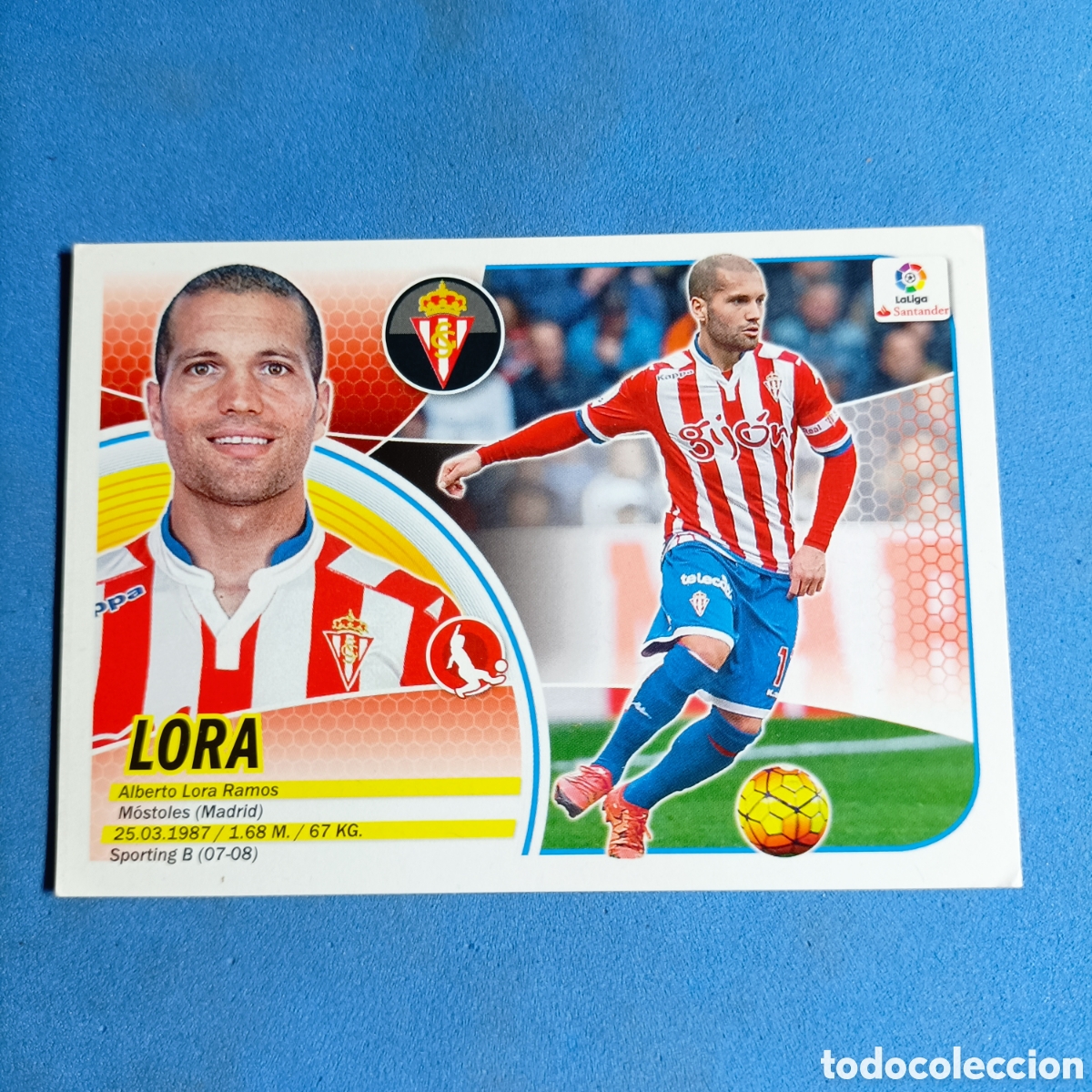Cromos de f&uacute;tbol: CROMO ESTE. LIGA 2016-2017 (SPORTING) №3 LORA - Foto 1