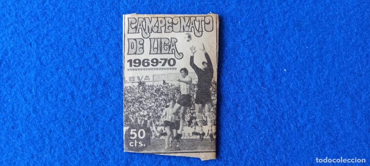 Fu&szlig;ball-Sticker: SOBRE DE CROMOS DE FUTBOL SIN ABRIR, DISGRA 1969 1970, 1969 70, 69 70. NUEVO SIN ABRIR.