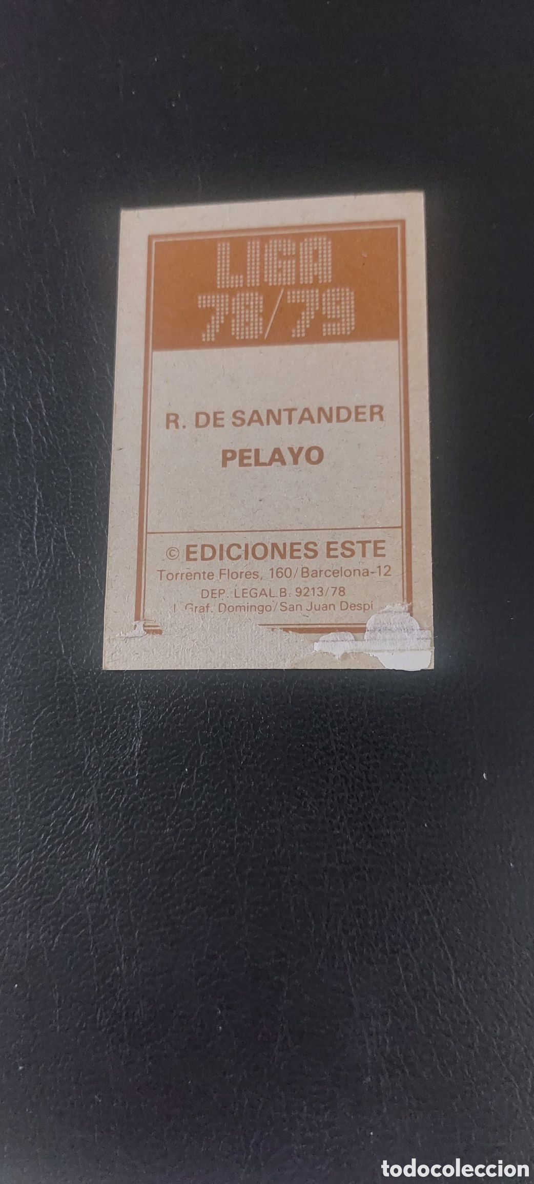 Cromos de f&uacute;tbol: Pelayo racing santander 78/79 - Foto 2