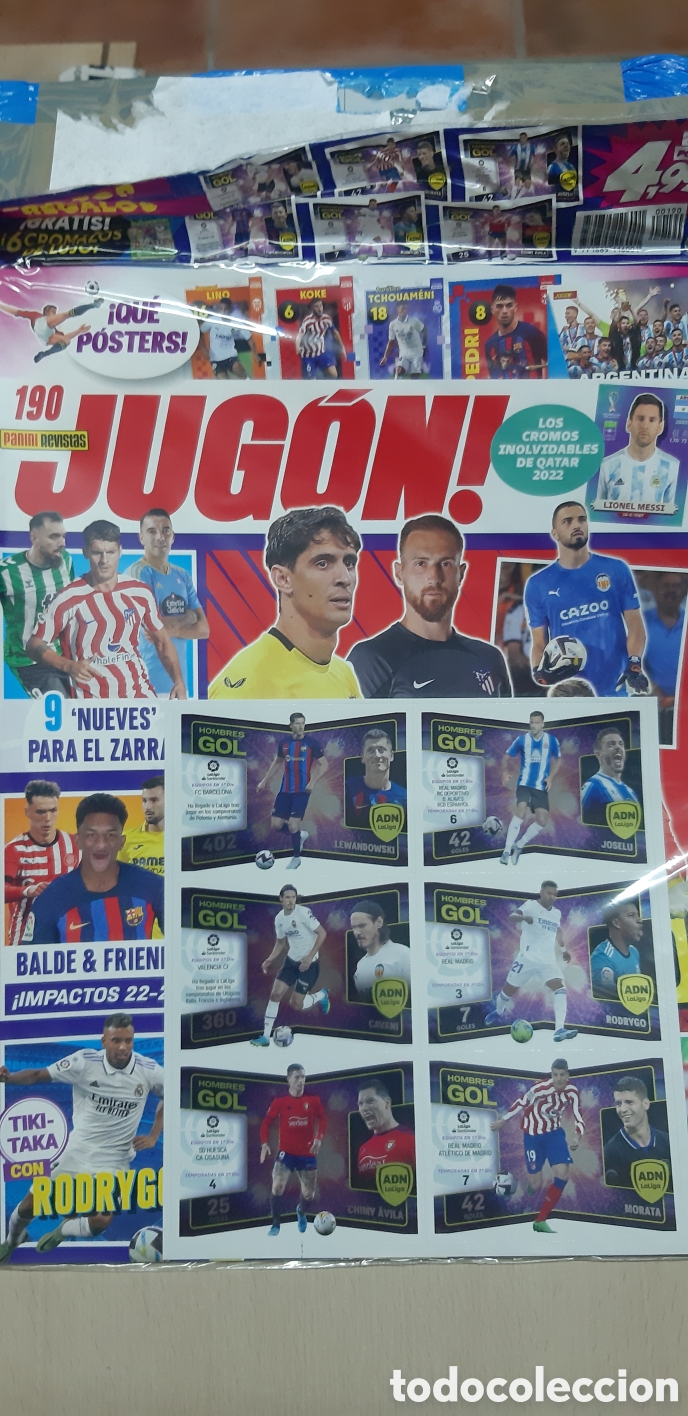 Football Stickers: Revista Panini Jugon 190 Completa