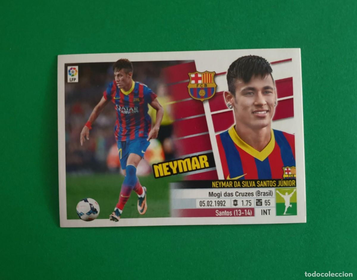 Cromos de F&uacute;tbol: FICHAJE 1 NEYMAR (SEGUNDA IMAGEN) - BARCELONA - EDICIONES ESTE 2013-14 - 13/14 (NUEVO)