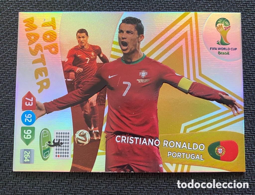 Cromos de F&uacute;tbol: ADRENALYN XL CRISTIANO RONALDO TOP M&Aacute;STER (PORTUGAL) FIFA WORLD CUP BRAZIL 2014