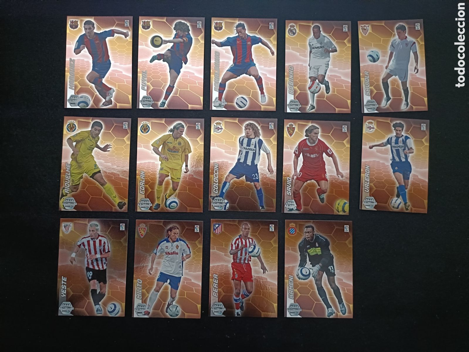 Figurine di Calcio: LOTE CROMOS MEGA ESTRELLAS 2005 2006 / 05 06 PANINI (59)