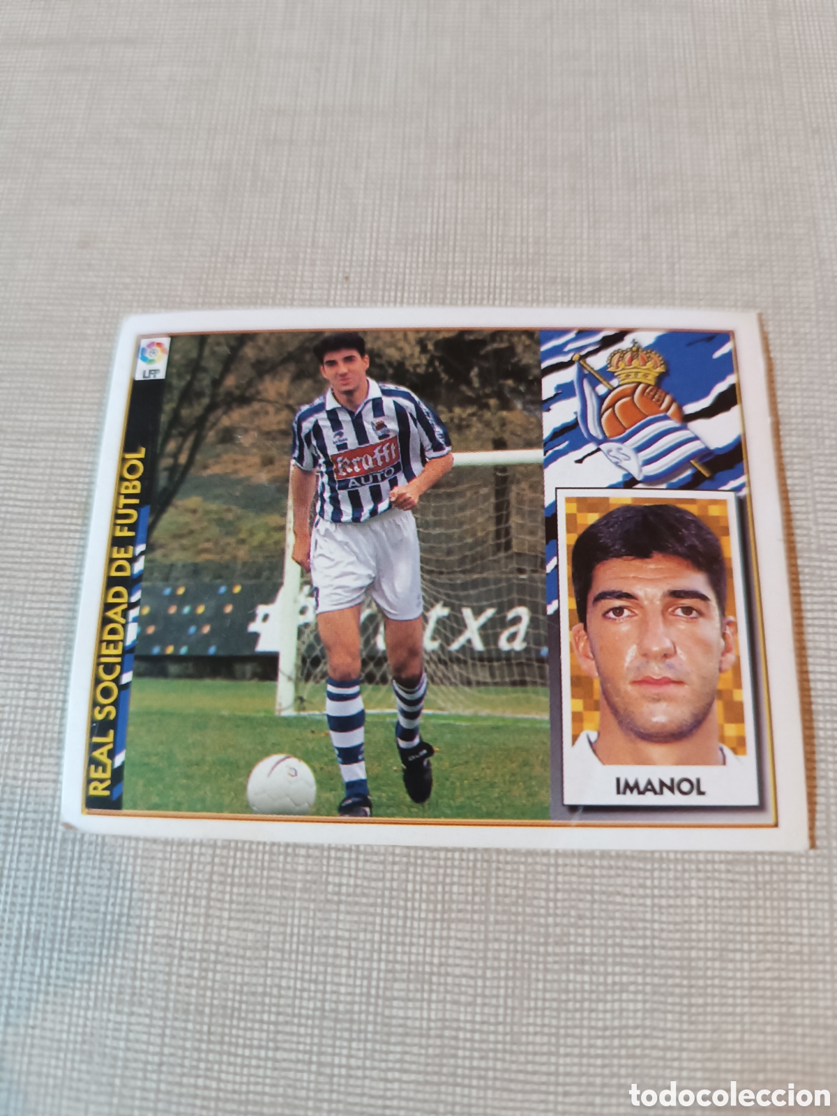 Football Stickers: Cromo liga 97 98 colecciones este IMANOL Real sociedad de f&uacute;tbol