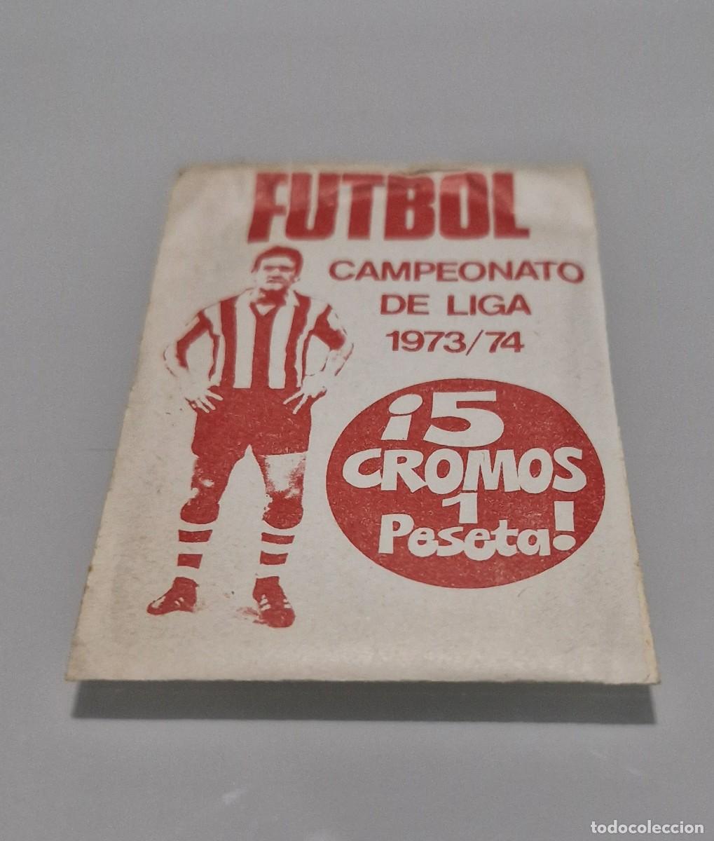 Cromos de f&uacute;tbol: DIFICILISIMO SOBRE DE CROMOS SIN ABRIR EDICIONES ESTE 73/74 - Foto 1