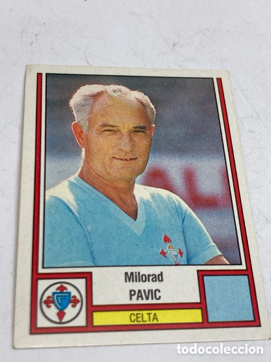 Cromos de F&uacute;tbol: Cromo Liga F&uacute;tbol 83 Panini Milorad PAVIC CELTA /PAPEL 4B