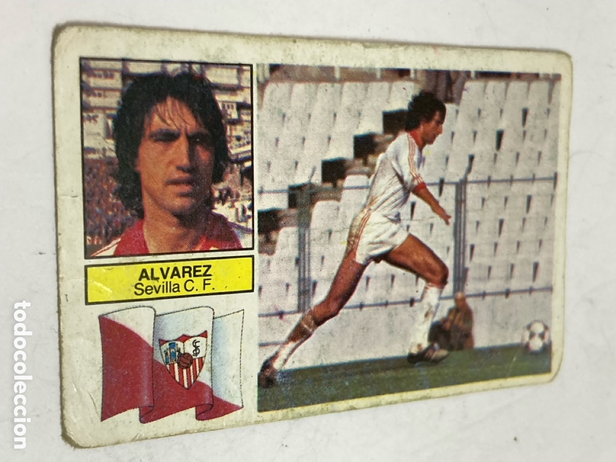 Fu&szlig;ball-Sticker: Cromo liga de F&uacute;tbol 82/83 ALVAREZ Sevilla C. F /PAPEL 4A