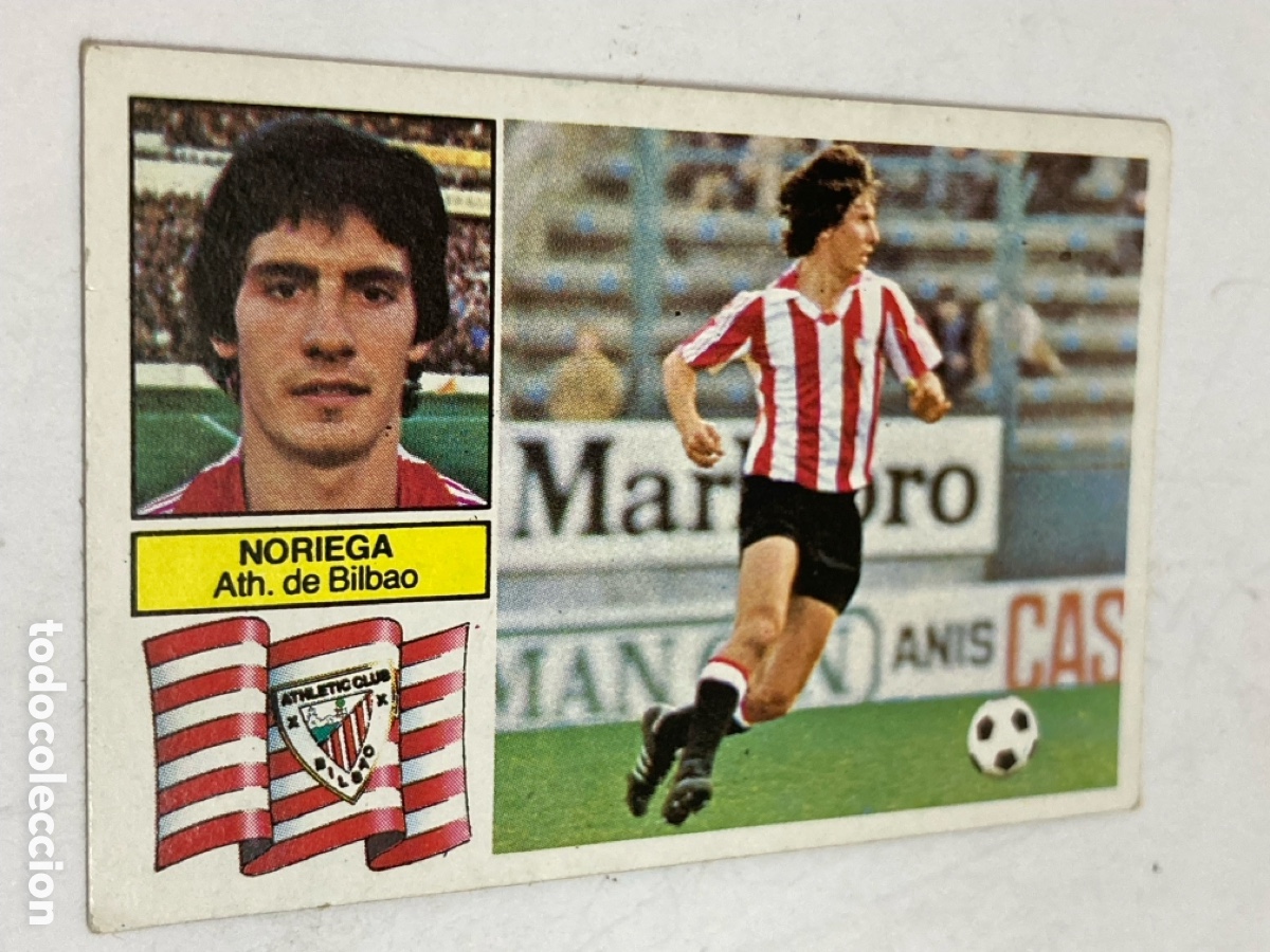Fu&szlig;ball-Sticker: Cromo liga de F&uacute;tbol 82/83 NORIEGA Ath. de Bilbao /PAPEL 4A