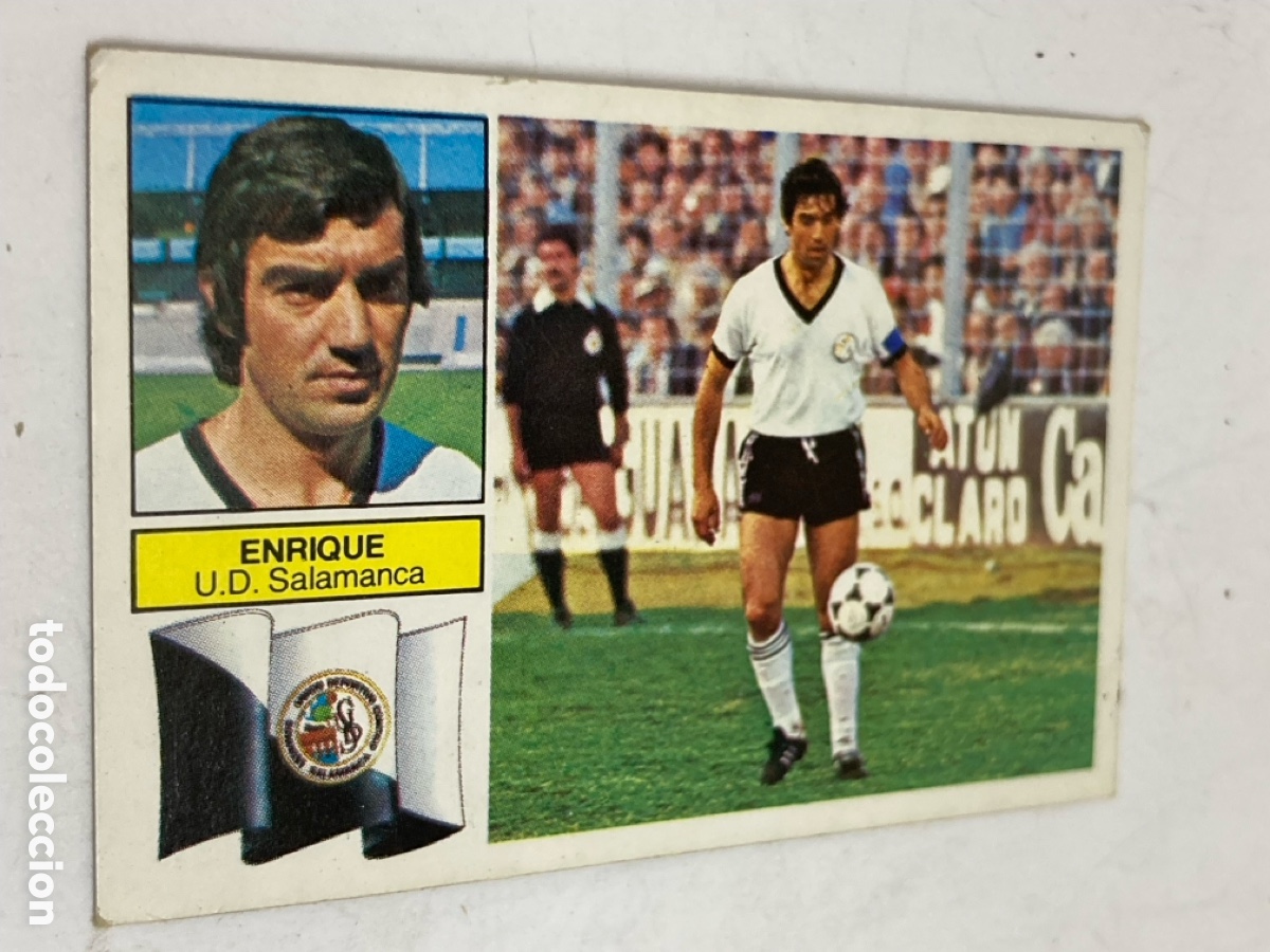 Fu&szlig;ball-Sticker: Cromo de F&uacute;tbol Liga 82/83 ENRIQUE U.D. Salamanca /PAPEL 4