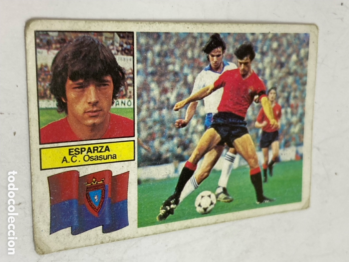 Fu&szlig;ball-Sticker: Cromo de F&uacute;tbol Liga 82/83 ESPARZA A.C. Osasuna /PAPEL 4