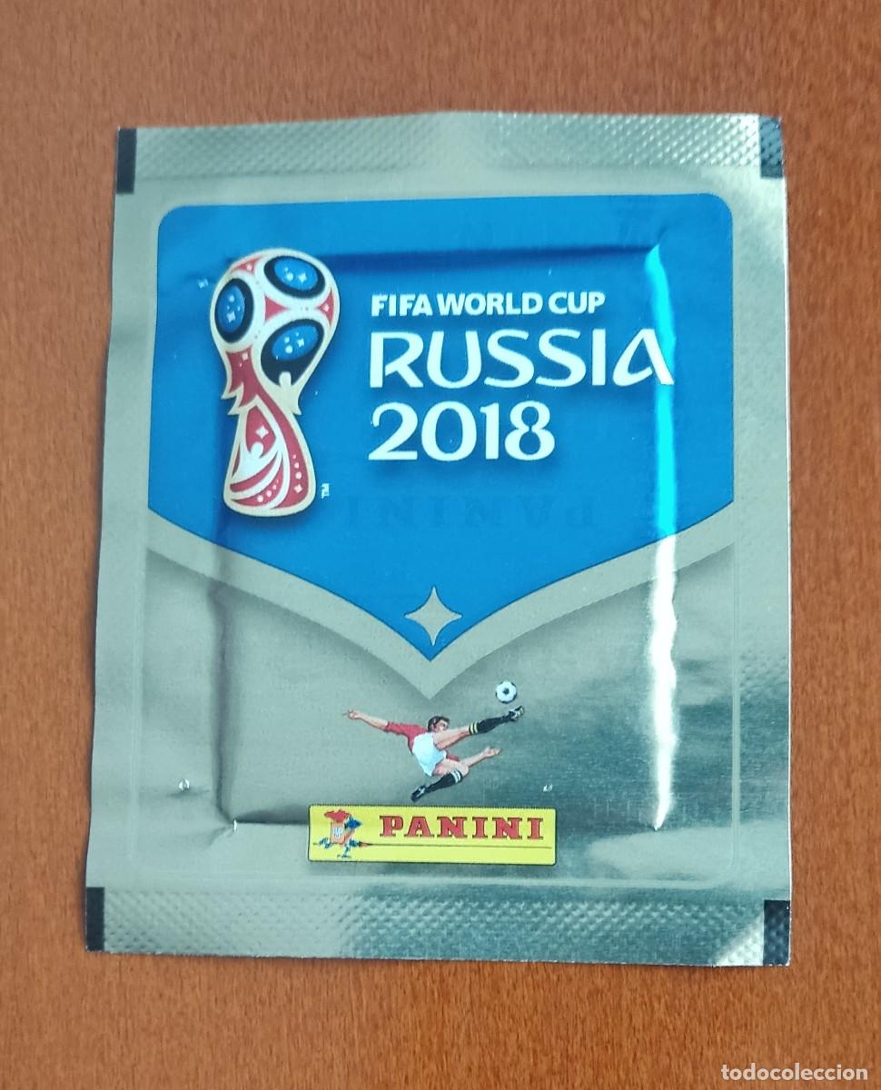 Cromos de f&uacute;tbol: SOBRE CROMOS SIN ABRIR ALBUM FUTBOL PANINI MUNDIAL RUSIA 2018 CROMO FIFA RUSSIA