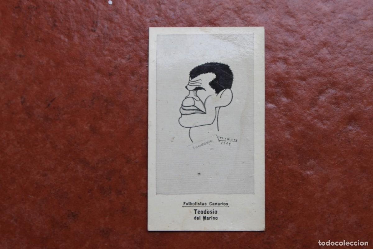 Cromos de f&uacute;tbol: CROMO FUTBOL COLECCION FLORISLE&Ntilde;O LAS PALMAS N&ordm; 78 : FUTBOLISTAS CANARIOS TEODOSIO DEL MARINO