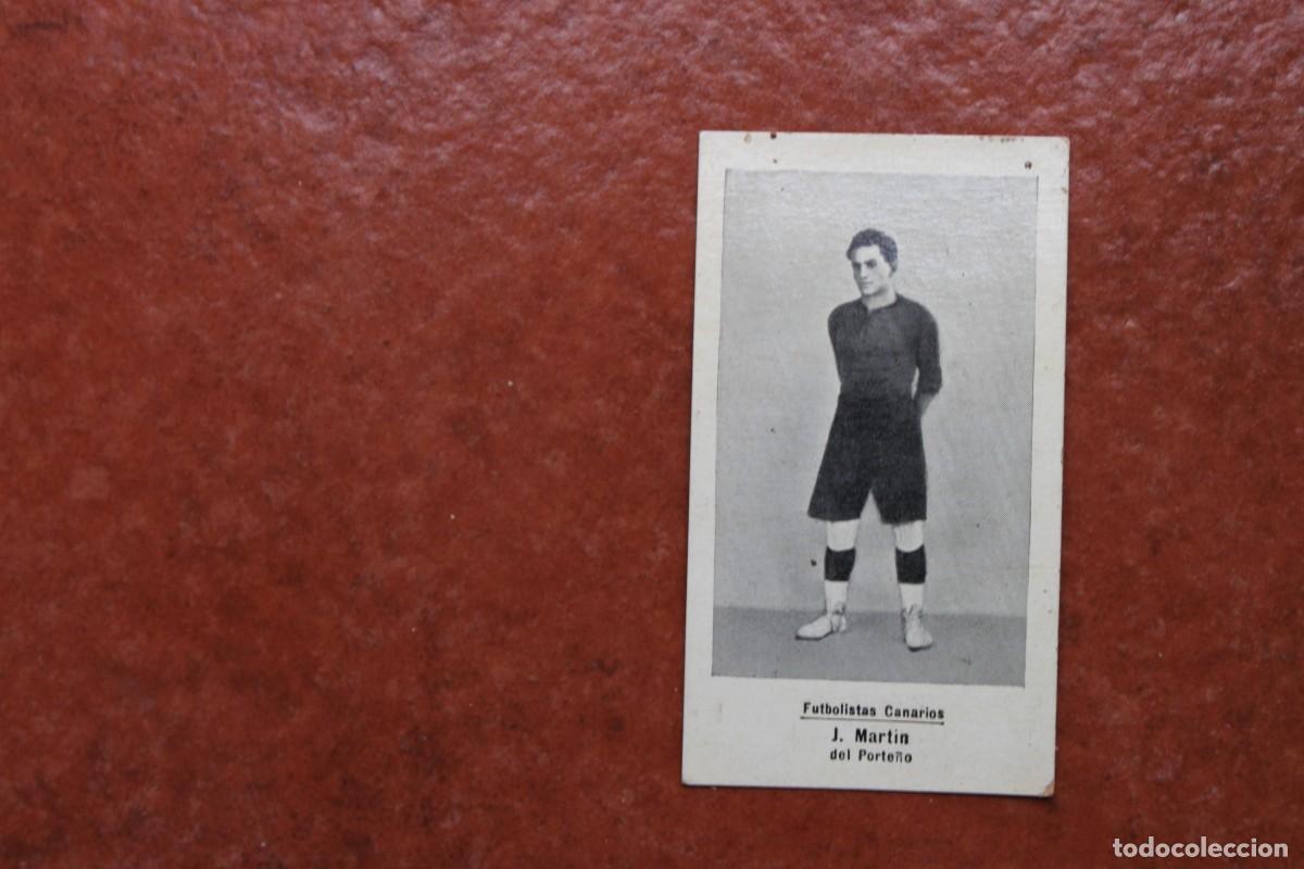 Figurine di Calcio: CROMO FUTBOL COLECCION FLORISLE&Ntilde;O LAS PALMAS N&ordm; 69 : FUTBOLISTAS CANARIOS J. MARTIN DEL PORTE&Ntilde;O
