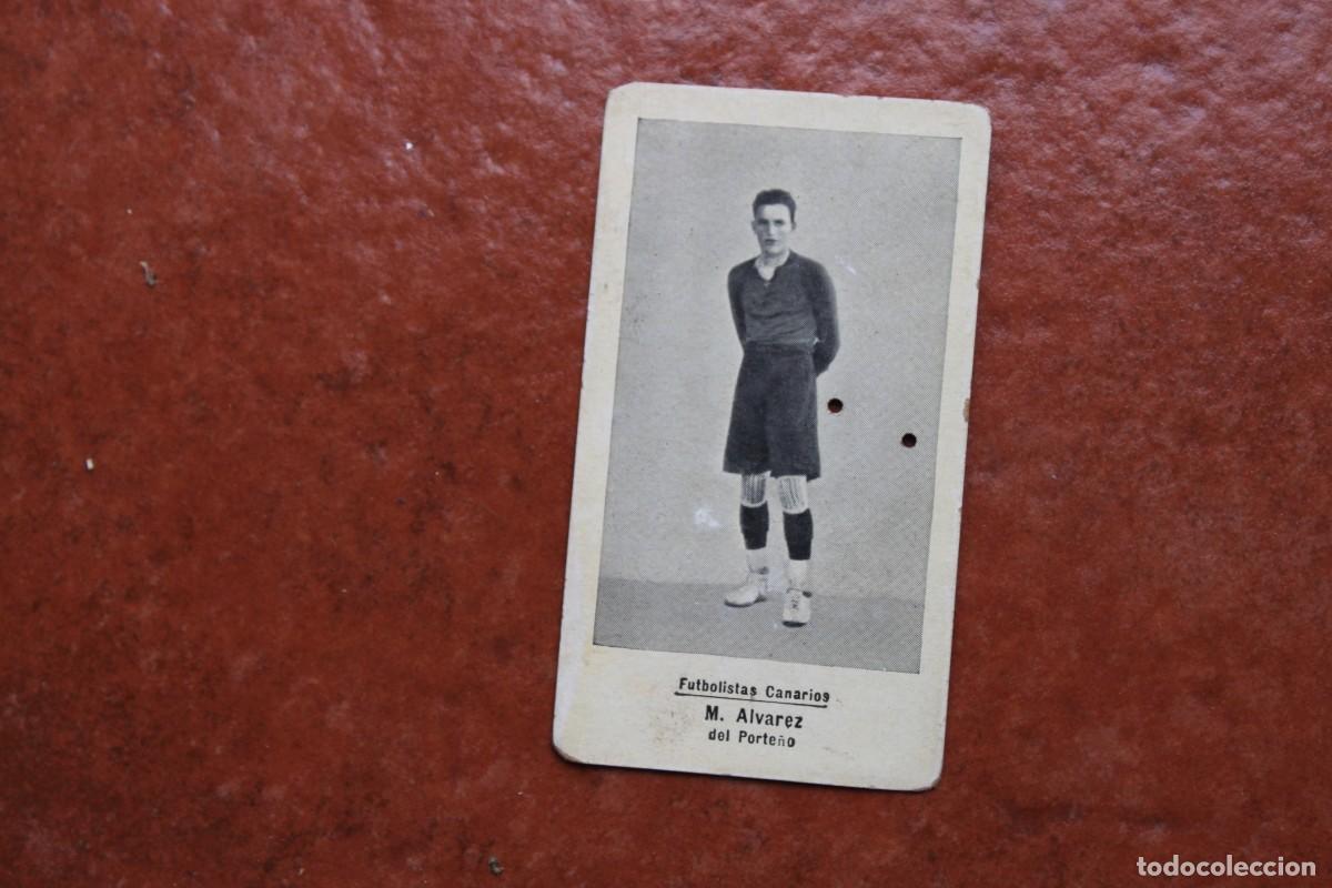 Fu&szlig;ball-Sticker: CROMO FUTBOL COLECCION FLORISLE&Ntilde;O LAS PALMAS N&ordm; 67 : FUTBOLISTAS CANARIOS M. ALVAREZ DEL PORTE&Ntilde;O