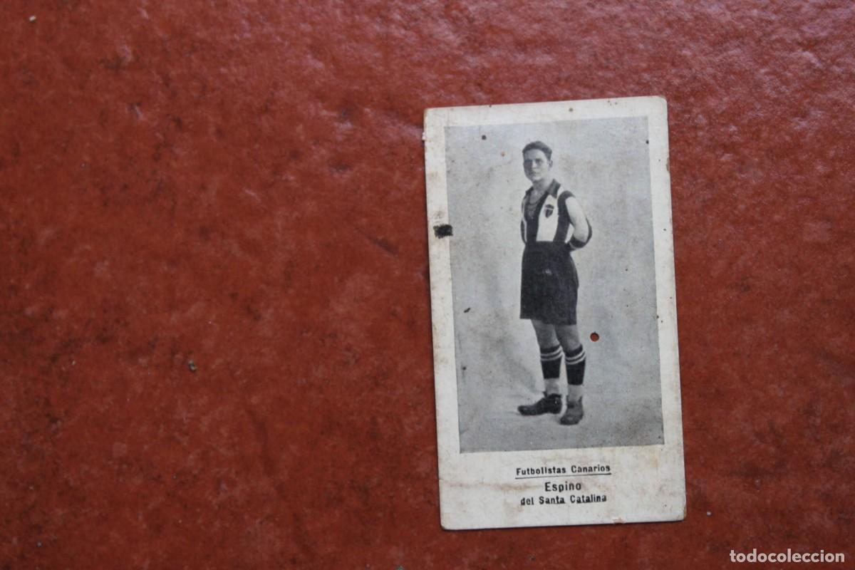 Figurine di Calcio: CROMO FUTBOL COLECCION FLORISLE&Ntilde;O LAS PALMAS N&ordm; 56 : FUTBOLISTAS CANARIOS ESPINO DEL SANTA CATALINA