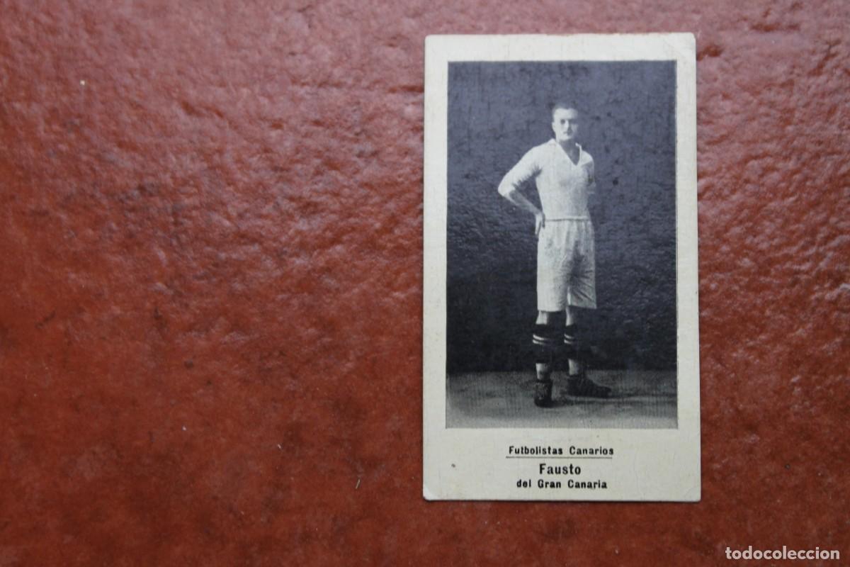Cromos de Futebol: CROMO FUTBOL COLECCION FLORISLE&Ntilde;O LAS PALMAS N&ordm; 47 : FUTBOLISTAS CANARIOS FAUSTO DEL GRAN CANARIAS