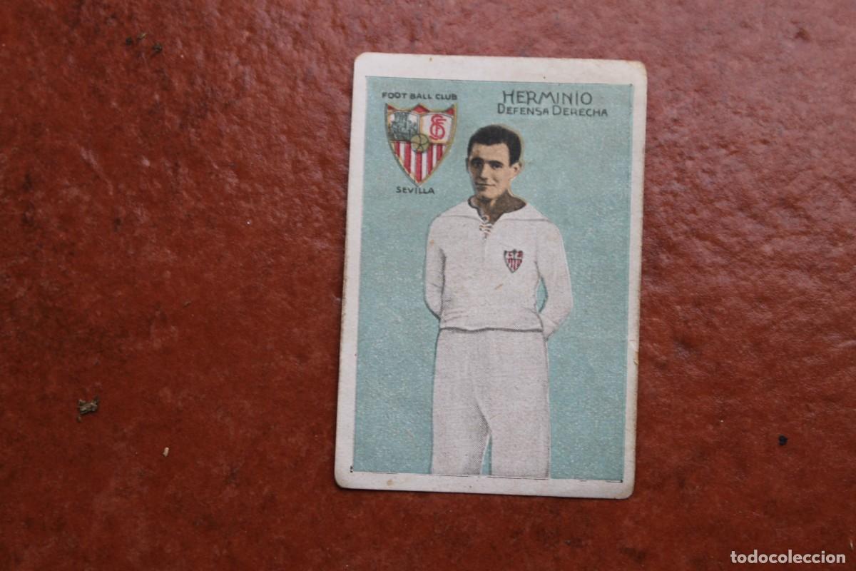 Fu&szlig;ball-Sticker: CROMO FUTBOL COLECCION LA FAVORITA N&ordm; 62 HERMINIO FOOTBALL CLUB SEVILLA