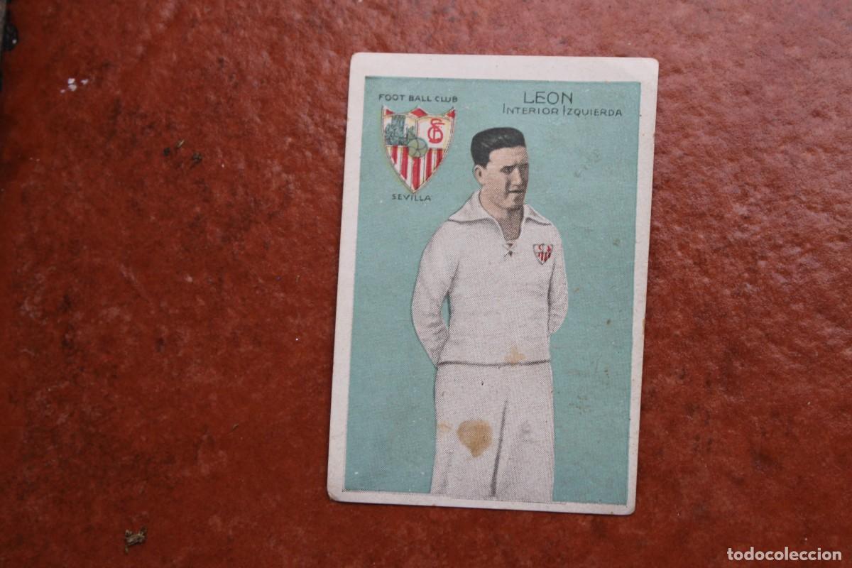 Cromos de F&uacute;tbol: CROMO FUTBOL COLECCION LA FAVORITA N&ordm; 57 LEON FOOTBALL CLUB SEVILLA