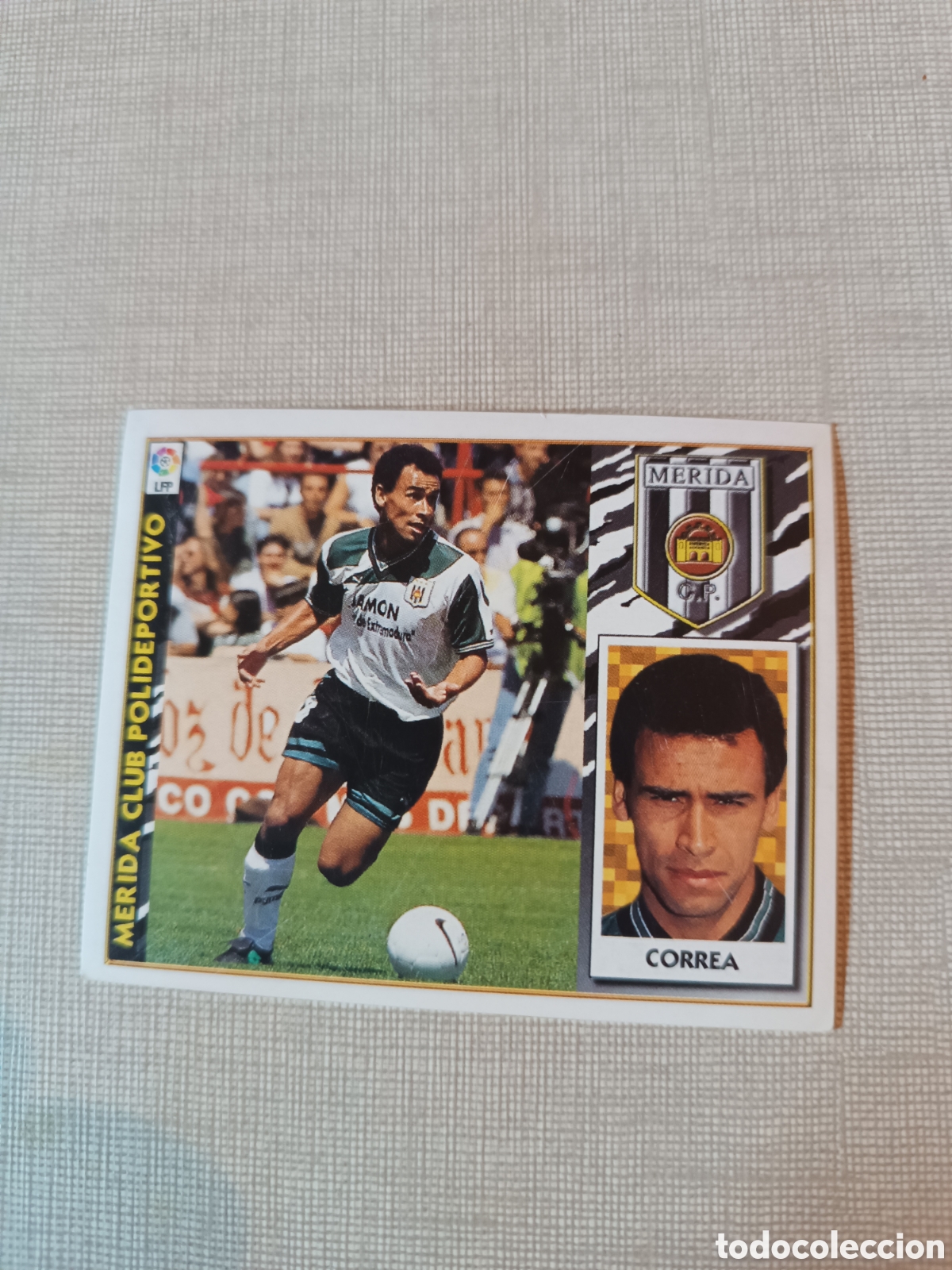 Fu&szlig;ball-Sticker: Cromo liga 97 98 colecciones este CORREA M&eacute;rida club polideportivo