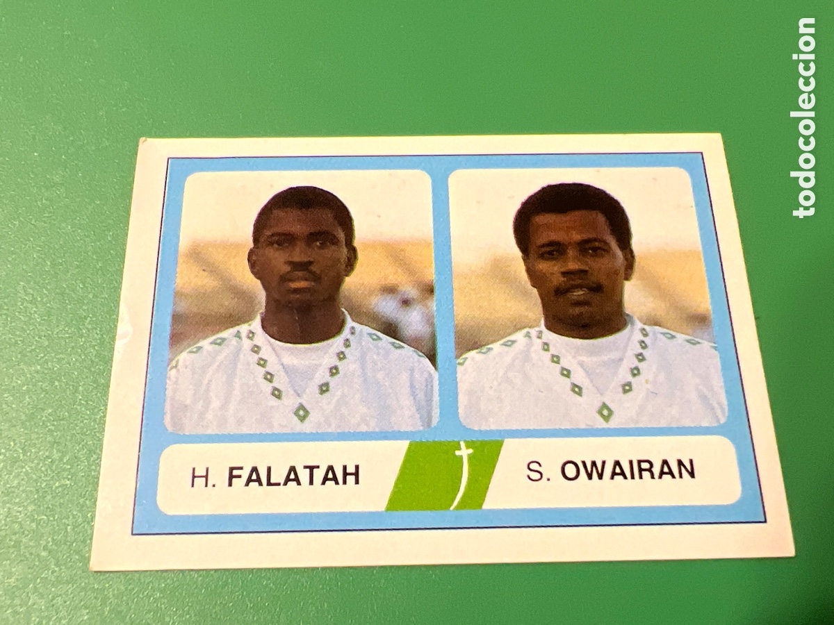 Fu&szlig;ball-Sticker: C6955. 1994 CROMO NUNCA PEGADO EDICIONES ESTADIO MUNDIAL USA 94 ARABIA SAUDI FALATAH OWAIRAN N 435