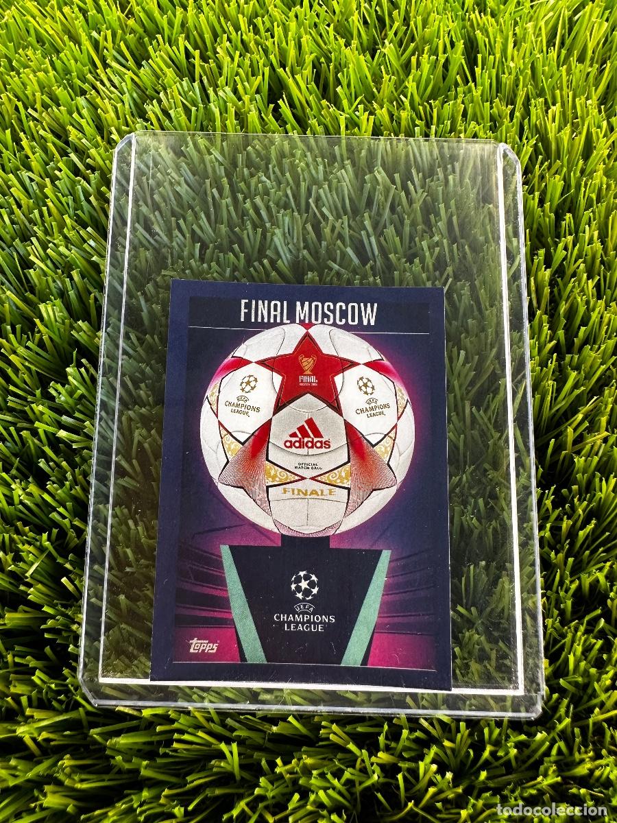 Cromos de f&uacute;tbol: N&ordm; 643 Final Mosc&uacute; 2008 Adidas UCL Starball History UEFA Champions League Stickers 23 24