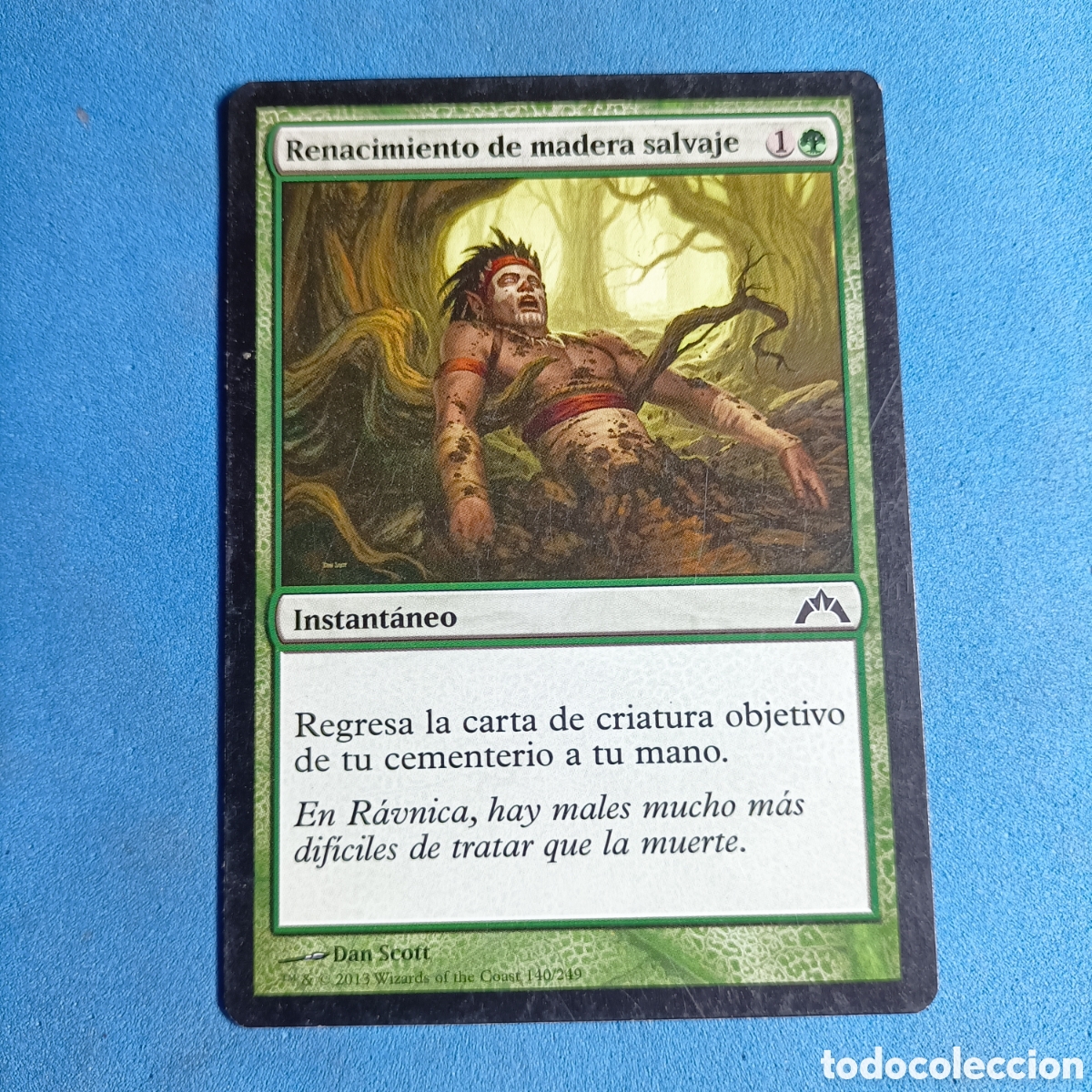 Cromos de F&uacute;tbol: CARTA MAGIC THE GATHERING 2013. RENACIMIENTO DE MADERA SALVAJE