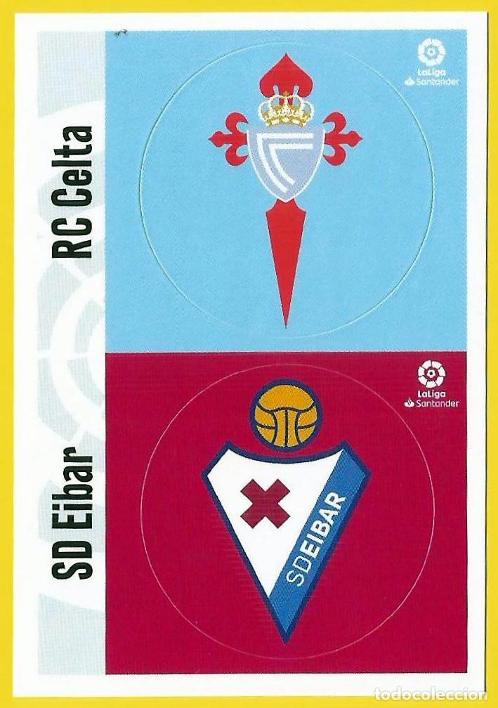 Cromos de f&uacute;tbol: ESCUDOS EIBAR - CELTA. LIGA ESTE 2020 / 2021 - Foto 1