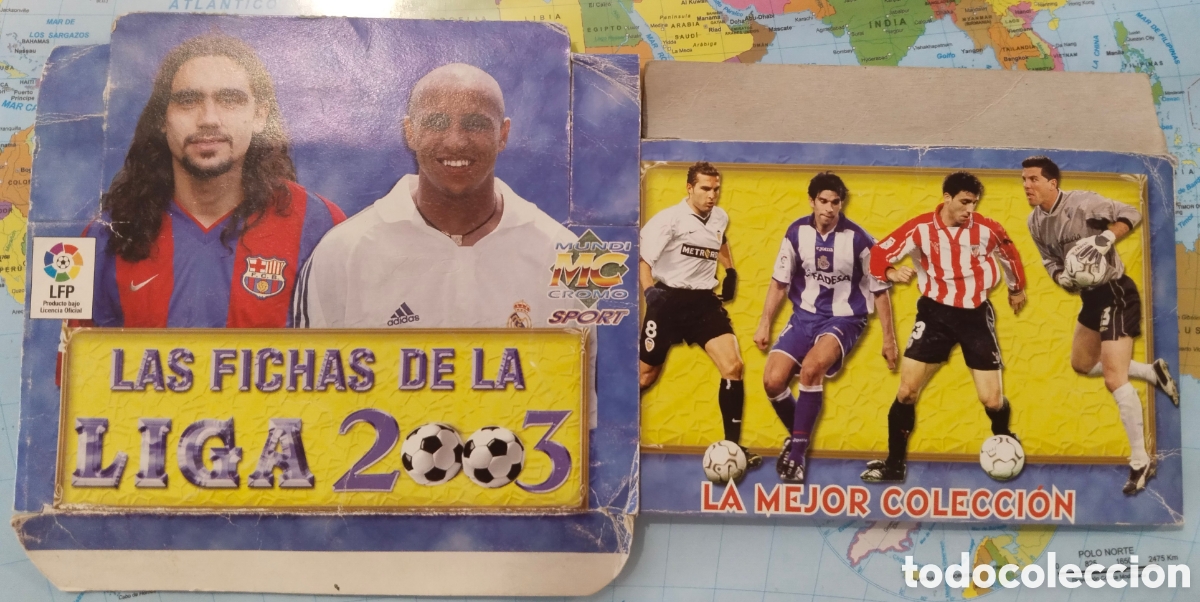 Figurine di Calcio: Las fichas de la liga 2003 - Caja vac&iacute;a