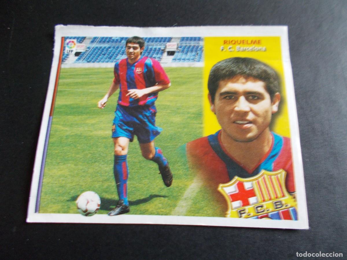 Cromos de f&uacute;tbol: ESTE 02-03 DOBLE VERSION RIQUELME BARCELONA VENTANILLA - Foto 1